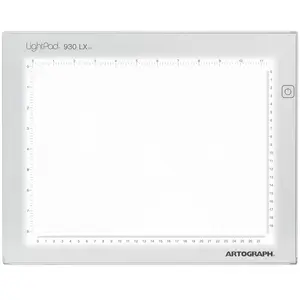 LightPad 930 LX 12" x 9" LED Lightbox with Adjustable Brightness 500-5000 lux for Tracing & Sewing 1-Year Warranty