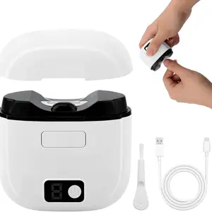 Electric Nail Clipper with Nail File, USB Rechargeable Automatic Trimmer, Three Speed Adjustment, Suitable for Adults, Seniors, Men, Women, Kids