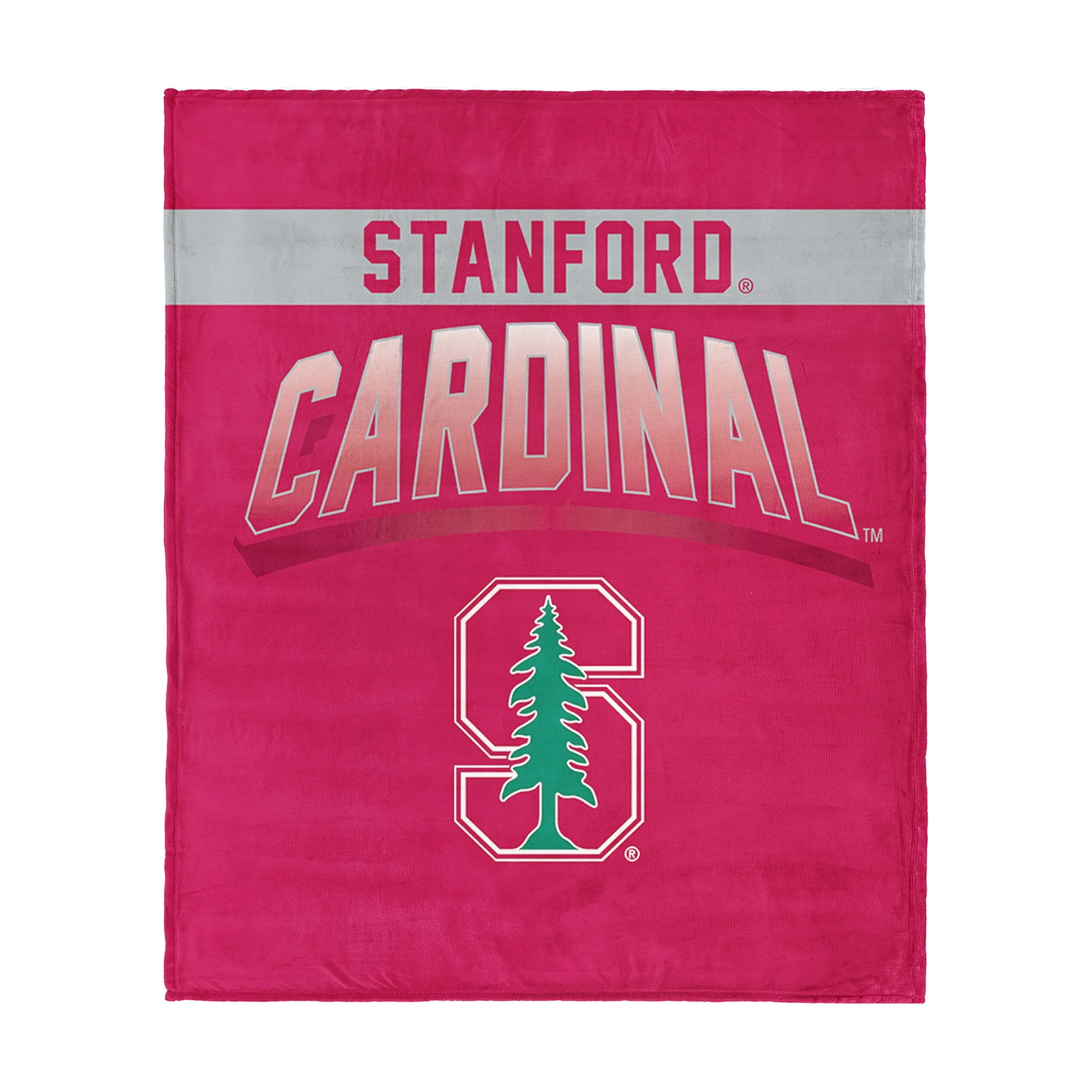 Stanford Cardinal NCAA Bevel Silk Touch Throw Blanket 50x60 inches