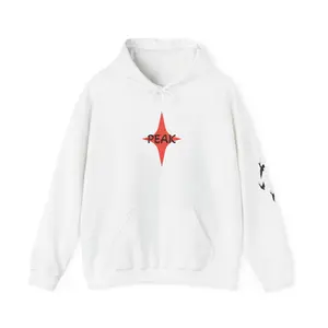 Peak Forest Hoodie — Red Sun Mountain Reflection Hoodie