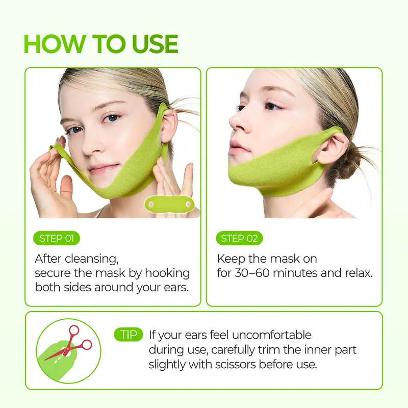 Product Introduction of [Dr.Melaxin Official] CACTOX V-LIFTING MEWING BAND with Cactus Cooling Reduce Puffiness & Pore Tightening for Visible Pore Care Skin Repair 5