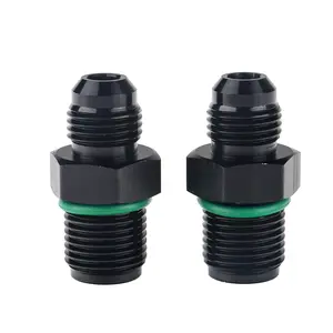 3mirrors 6AN Male Flare to 5/8"-18 Inverted Flare Adapter Fitting Power Steering Adapter Fit 40K Tru Cooler, 2-Pack