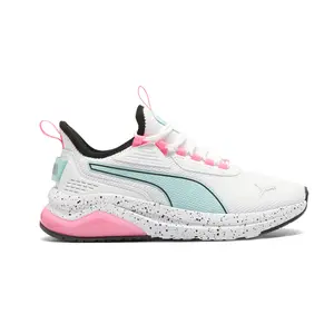 PUMA Womens Amplifier Speckle Lace Up Sneakers Shoes Casual - Blue, White