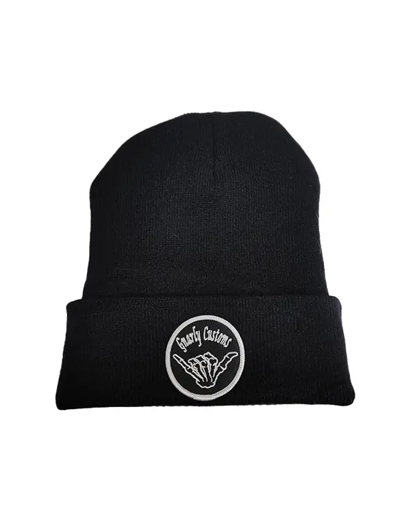 Gnarly Customs Patch Beanies