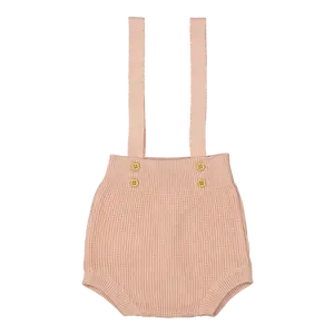 Knit Suspender Romper