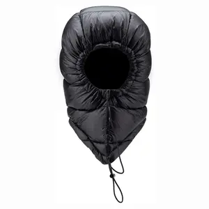 Naturehike Winter Down Hood Outdoor Windproof Down Cap - Warm Goose Down Hat for Hiking, Skiing, and Cycling (Black) FathersDayGift