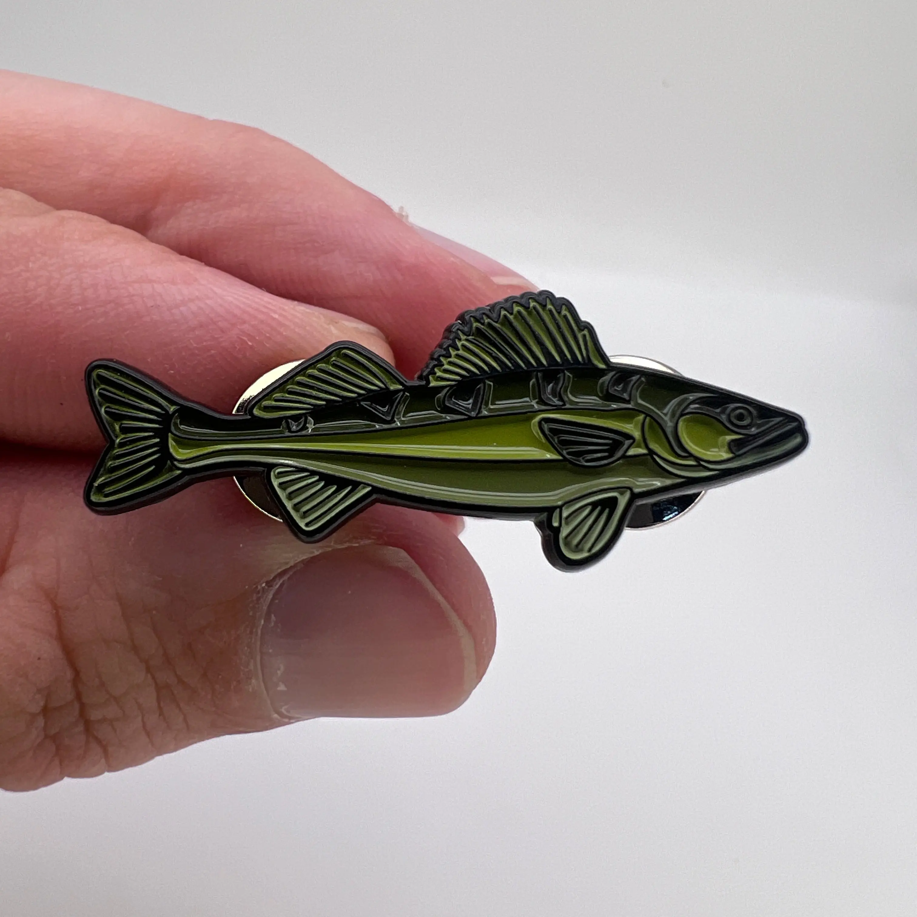 Walleye - Fish Pin with Gift Box