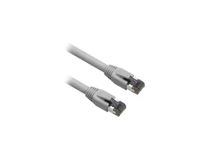 Nippon Labs Cat8 RJ45 50FT Ethernet Patch Internet Network LAN Cable, Indoor/Outdoor, 24AWG, Shielded Latest 40Gbps 2000Mhz, Weatherproof S/FTP for Router, PS4, PS5, Xbox, PoE, Switch, Modem (Gray)