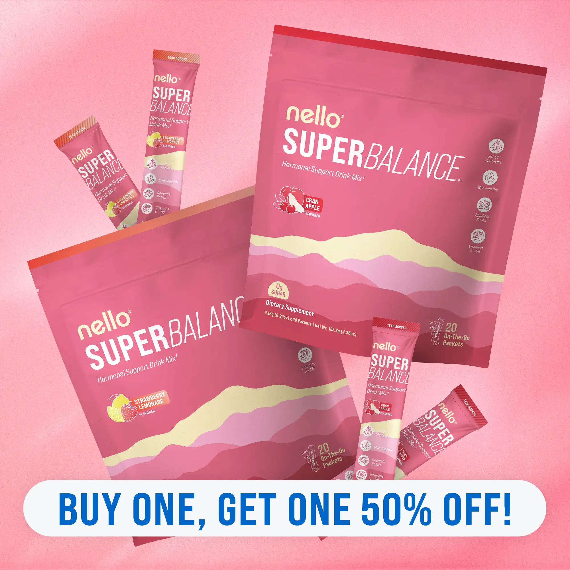 Cran Apple + Strawberry Lemonade