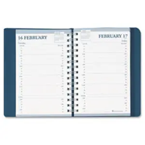 House Of Doolittle  Daily Planner- 12 Months Jan-Dec- Blue-White