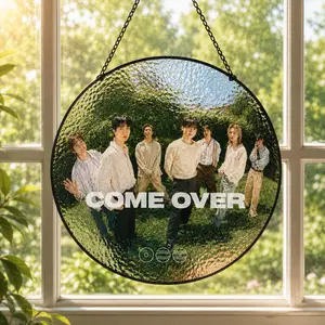 Come Over Glass Suncatcher, Decor Home, Gift For Army, Birthday Gift