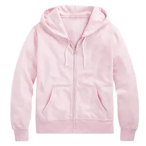 2024 New Cherry Blossom Pink Zipper Cardigan Jacket Independent Stand Unisex Hot-Selling Zipper Hoodie In Stock Womenswear Sweatshirts Tops Navy