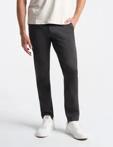 Stretch Khakis - Dark Charcoal