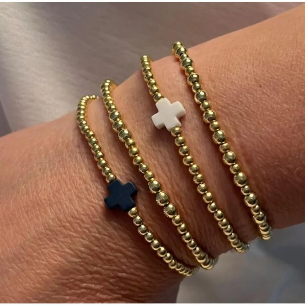 Black and White Cross Four Piece Set