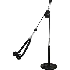 Pulldown and Weighted Pulley System Cable Machine Pulley Attachments for Triceps Pulldowns, Biceps Curls, Back, Forearm, and Shoulder Training Home Gym Equipment