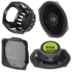 Boss Audio BHD14 6×9″ Harley Davidson Saddlebag Speakers – 300W Pair | Road Glide & Street Glide
