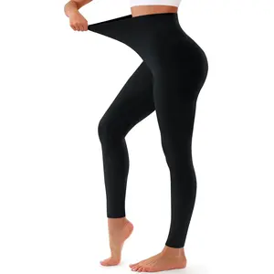 High Waisted Leggings for Women - Tummy Control Pants Non See Through Workout Soft Yoga Pants for Running Plus SizeGift