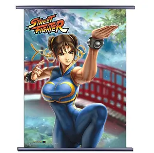 Street Fighter Chun Li Video Game Wall Scroll Poster Officially Licensed Brand New
