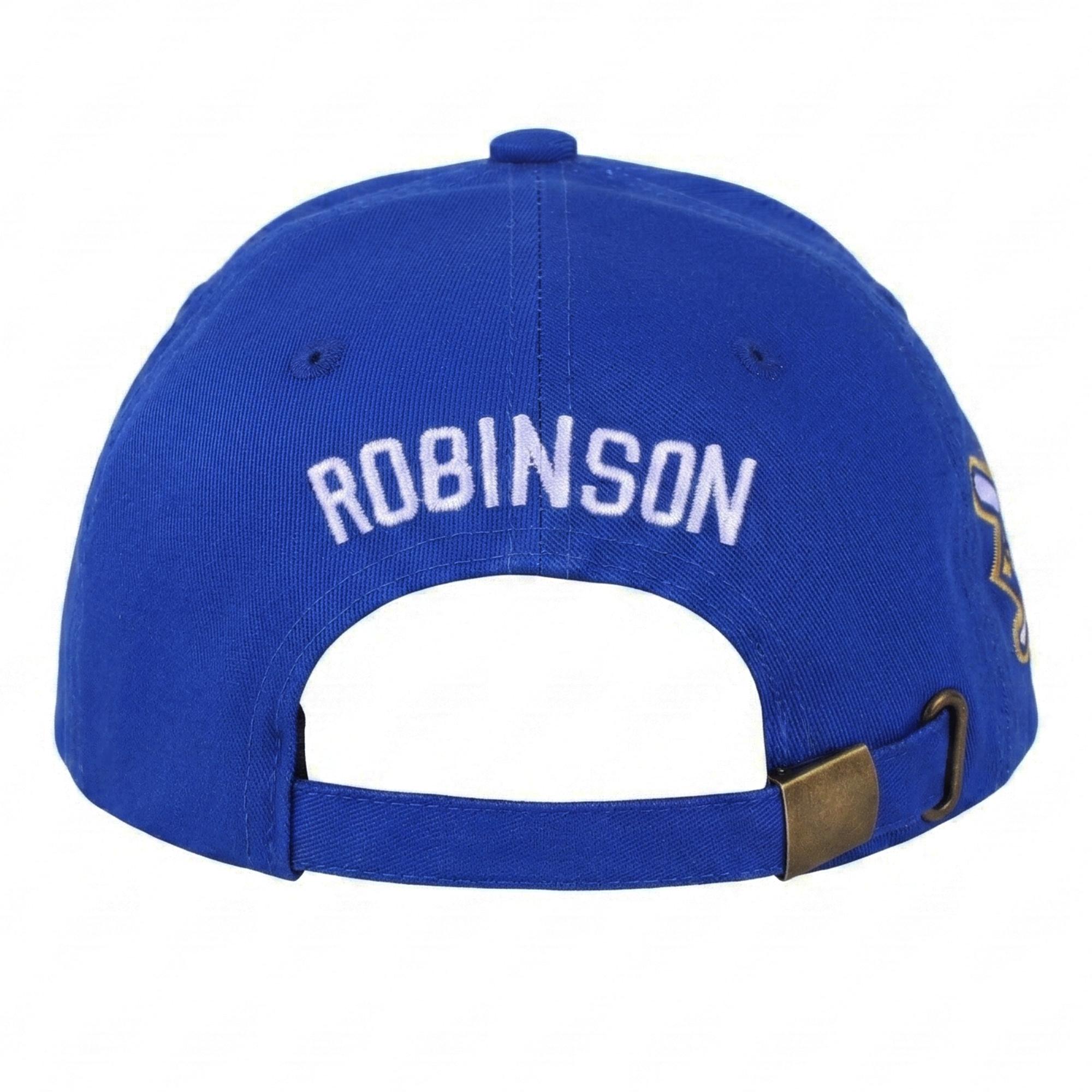 50th Patch #42 Robinson Baseball Day Men's Baseball Cap Blue Black Adjustable Curved Brim Outdoor Sport Hat Dad Cap Snapback Fitted 100% Polyester 3D Embroidery