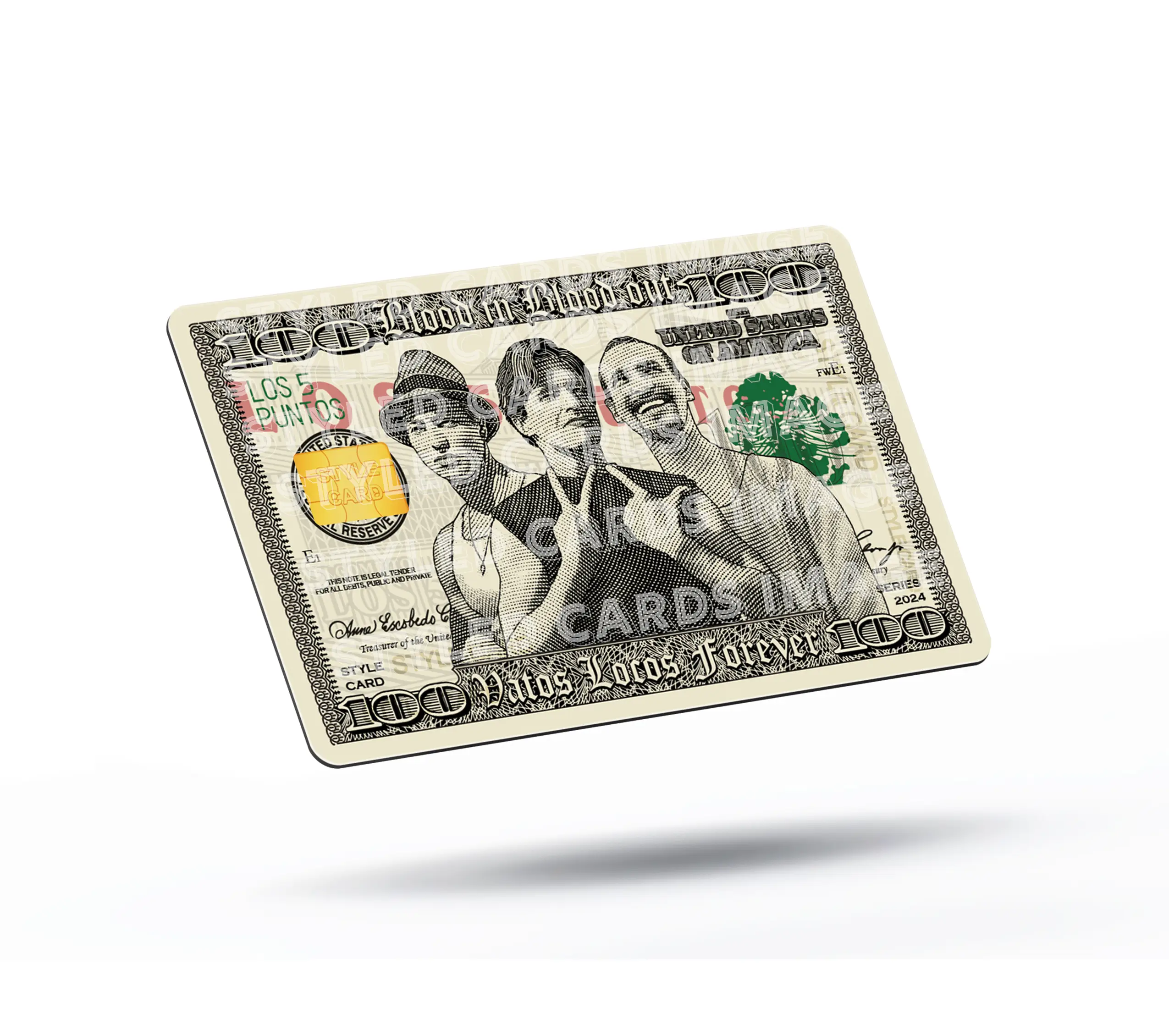 blood in blood out debit card sticker/skin Decoration Items