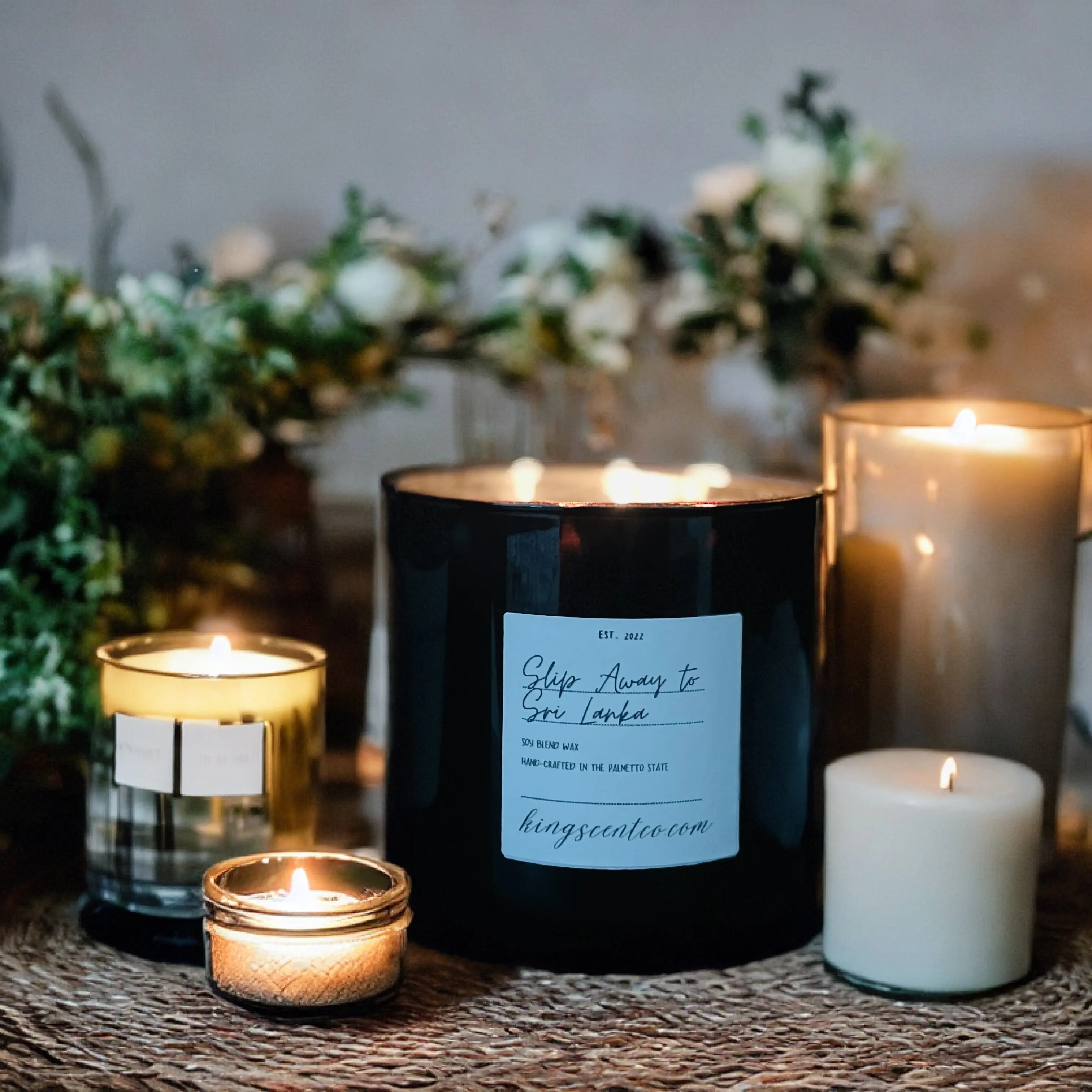 Slip Away to Sri Lanka Candle