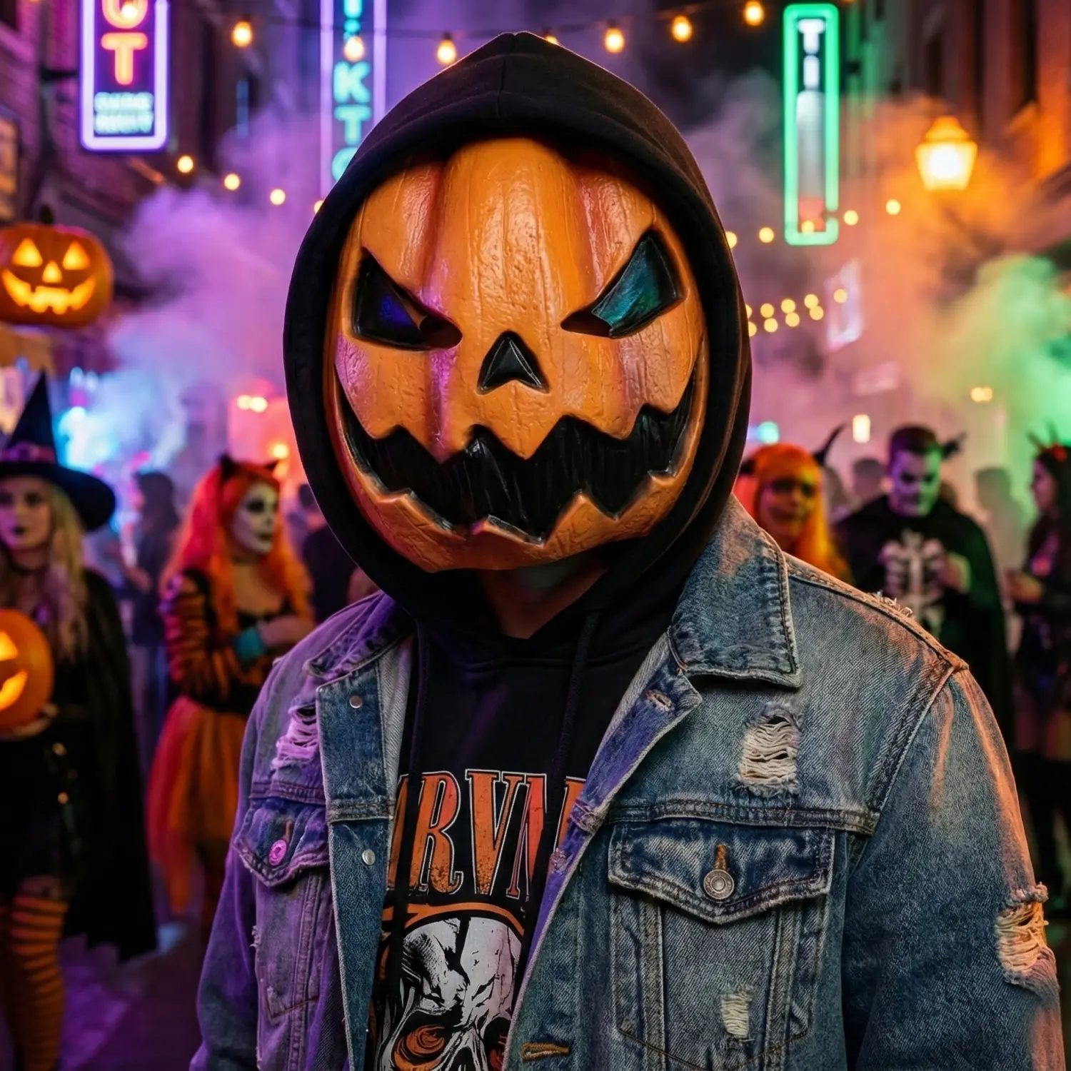 Flash Sale: Realistic Soft Latex Pumpkin Head Mask with Graphic Printing & Drawstring - Unisex Fit Spooky Costume Base, Bonfire/Halloween Horror Prop, Festive Home Supplies Accessory (Refer to Size Chart), Accessories, Party Event Props