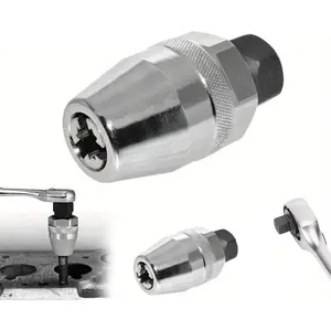 6-13mm Broken Bolt Extractor Set - Metal Damaged Stud Remover Tool for Impact Wrench and Ratchet, Non-Electric Manual Operation