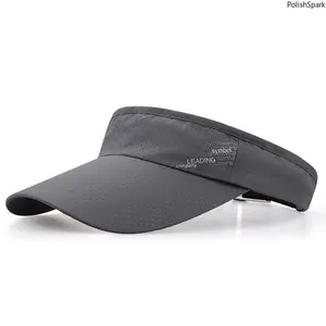 Quick-Dry Perforated Sports Sun Visor for Men & Women – 11cm Extended Brim UV Protection, Adjustable Unisex Visor for Running, Hiking, Tennis, Golf, 6 Colors Available