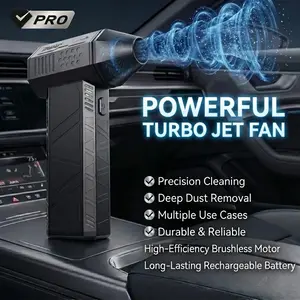 Turbo Jet Cordless Air Blower – Rechargeable Handheld Dust Blower for Keyboard, PC, Car & Home Electronics Cleaning