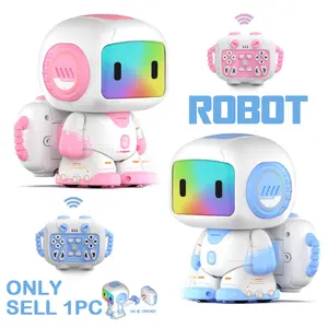 Electrical Remote Control Robot Toy, Smart Touch Recording Interactive Parent-Child Plaything, Holiday Gift for Kids (built-In Battery)