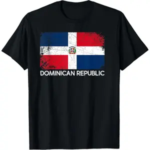 Dominican Flag | Vintage Made In Dominican Republic T-Shirt