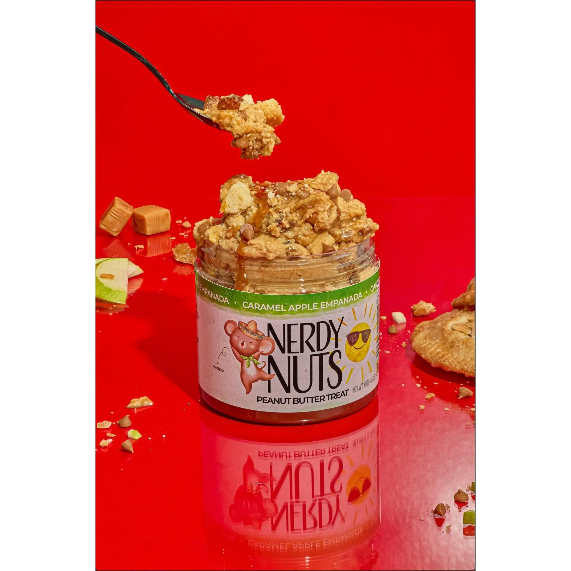 Caramel Apple Empanada Peanut Butter Treat