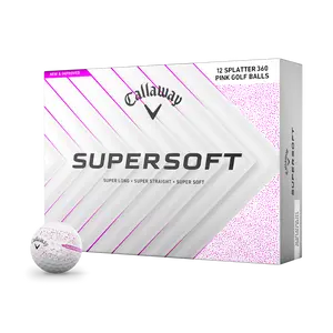 Callaway Golf Supersoft Splatter 360 Pink Golf Balls