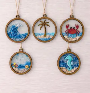 Christmas in July Ornament Workshop Coconut Barrel 7/16