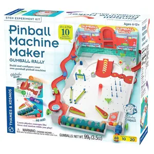 Thames & Kosmos  Pinball Machine Maker Gumball Rally Toys