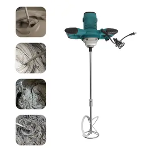 2100W Concrete Mixer 6 Speed Electric Handheld 800rpm for Mortar Cement Paint Mixing