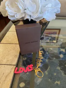 Pre-owned Louis Vuitton Metal Bag Accessories Stephen Sprouse Graffiti Bag Charm with Box