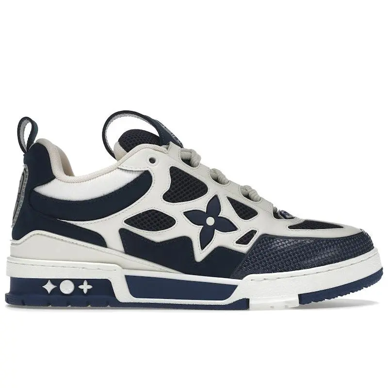 Louis Vuitton Men's LV Skate Sneaker Marine White, from StockX