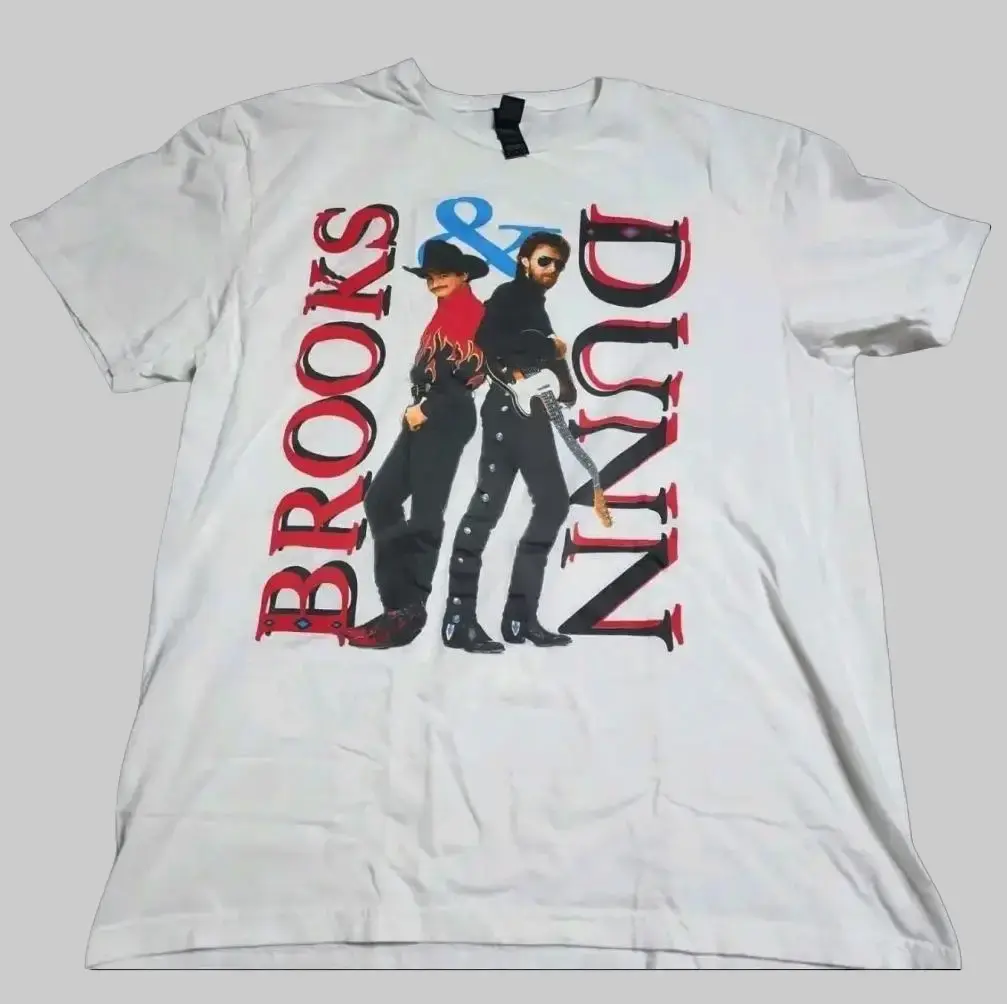 Women's Vintage 90s Brooks & Dunn Country Music Tour Graphic Tshirt - Western Music Festival Casual Summer Streetwear Top, Country Style Gift For Her, Womenswear