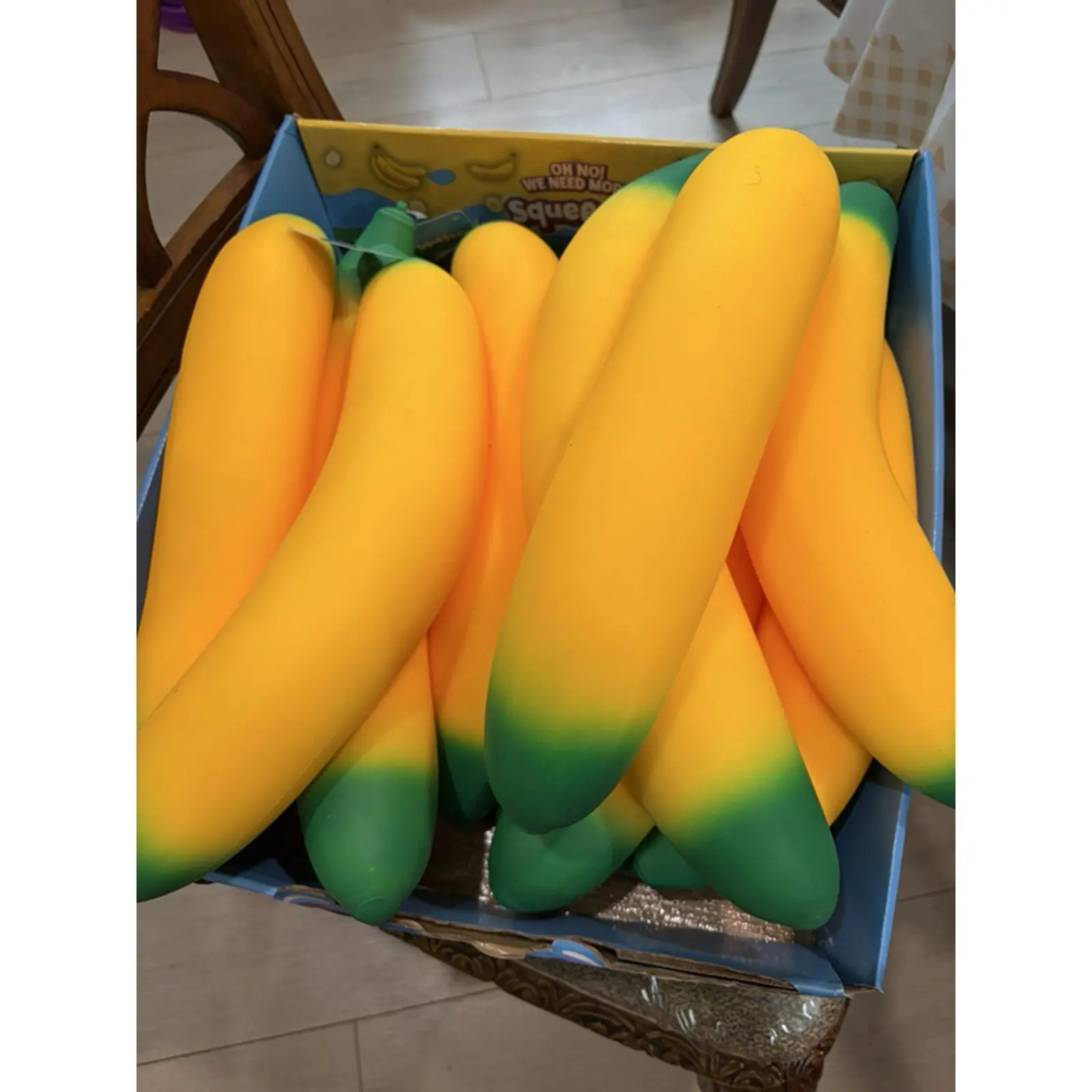 Squeezy Jumbo Banana Squishy - 100% Authentic Stress Relief Toy for Fun and Relaxation