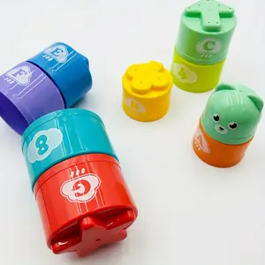[Rainbow|Educational] Rainbow Children's Educational Stacking Cups | Random Colors, Ring Stacking, Beach Toys, Festival Gifts, Birthday Gifts Birthday Gift