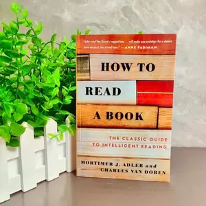 How to Read a Book Classic Guide, English Version, Essential Reading Skills Book, Comprehensive Guidebook for Effective Comprehension