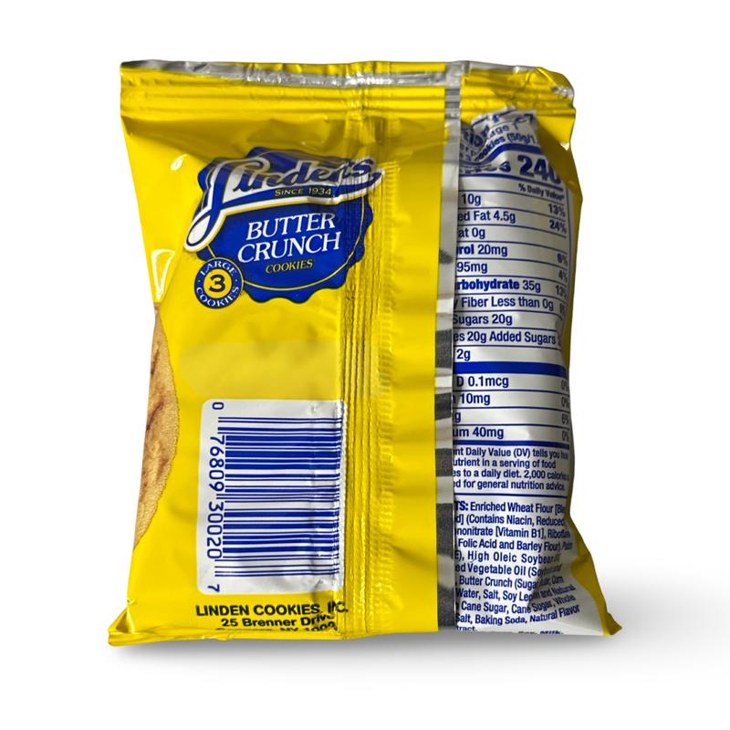 Linden’s Cookies – Butter Crunch, Chocolate Chip & Chocolate Crunch | 12 Pack Snack Size | Choose Flavor or Variety