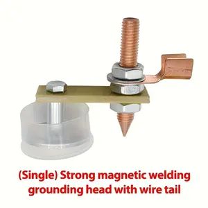 Strong Welding Magnetic Head Repair Machine Ground Line Clamp Tool, Qvamillt Metal Sheet Repair Equipment, Durable Industrial Accessory