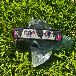 Videogame Swordsman Keychain Embroidered