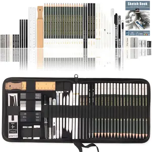 Sketch Drawing Pencil Set with Sketchbook, Art Drafting Pencils, 1 Set Professional Art Drawing Supplies for Adults & Kids, Ideal for Sketching Shading