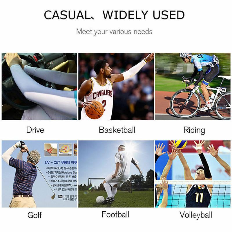 2pcs/1 Pair Arm Sleeves for Men Women Teenager Gray, Sun Sleeves UV Protection, Compression Arm Sleeves Cover For Working Basketball Golf Sports