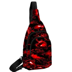 Slasher Sling Bag- Blood Splatter-Black
