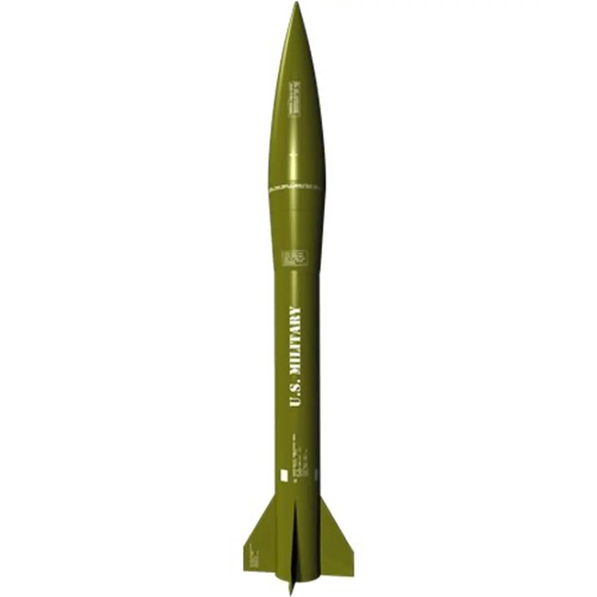 Estes Rockets Mini Honest John Model Rocket Kit for Small Animals, Skill Level 1, Laser Cut Wood Fins, 0.98" Diameter, 11.75" Length, Detailed Molded Nose Cone, Waterslide Decals, Wood Construction, Display Use
