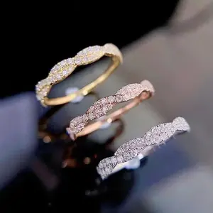 New fashion twist ring simple ring fashion Joker twist ring